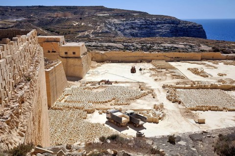 Limestone quarry