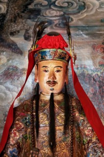 Holy Statue in Hung Shing or Tai Wong Temple