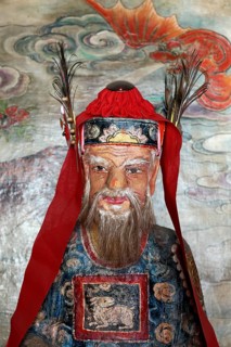 Holy Statue in Hung Shing or Tai Wong Temple