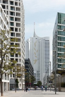 residential park Donau City with Hochhaus Neue Donau
