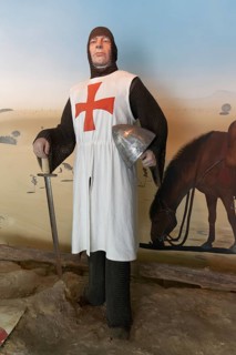 Crusader in chain mail