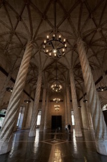 Columned hall
