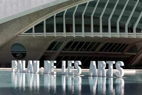 Lettering Palau de Les Arts