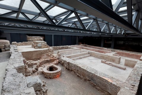 Remains of a Roman spa