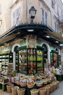 Souvenir shop with specialities
