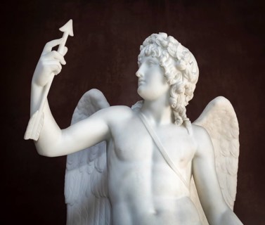 Statue depicting the triumph of Eros