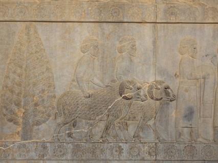 Ancient relief of the Achaemenids