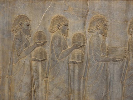 Ancient relief of the Achaemenids