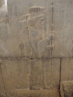Antique relief of the Achaemenids