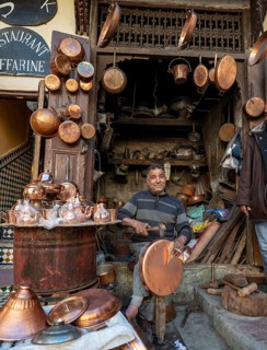 Coppersmith at work