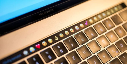 Display bar with emoticons