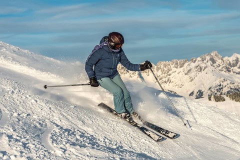 Female skier