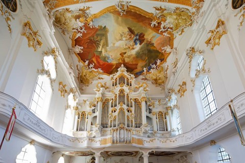 Organ gallery in the abbey church