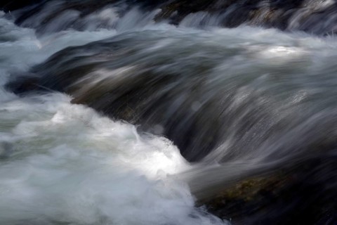 Rapids of the river Obere Argen