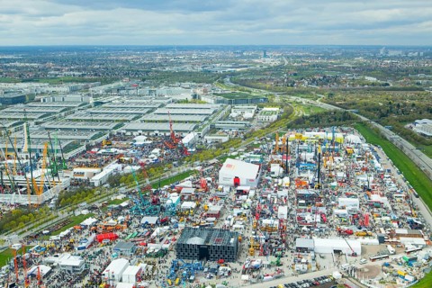 BAUMA 2016 outdoor area
