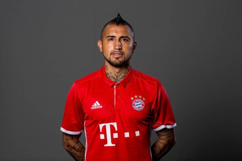 Arturo Vidal of FC Bayern Munich