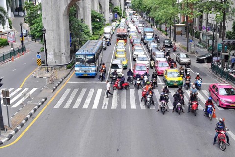 Cars and motorcycles