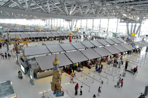 Departure hall