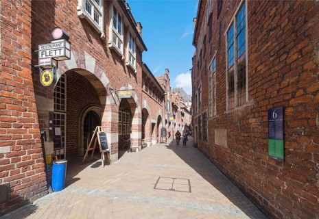 Brick houses in the Bottcherstrasse
