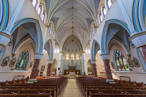 Interior with altar