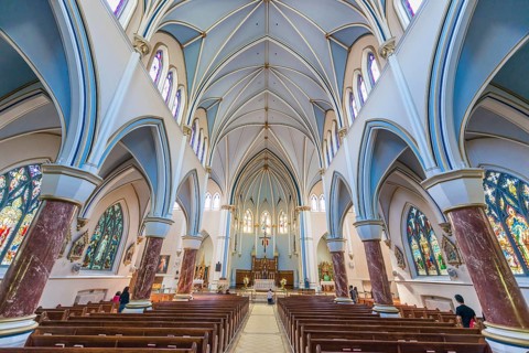 Interior with altar