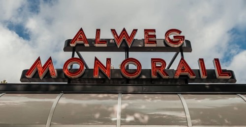 Alweg Monorail Station