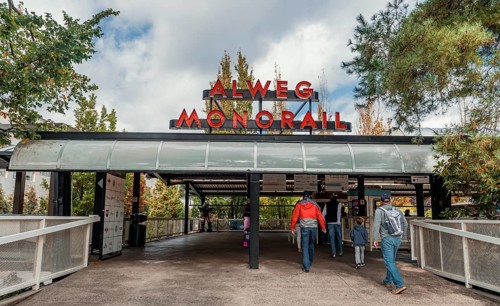 Alweg Monorail Station