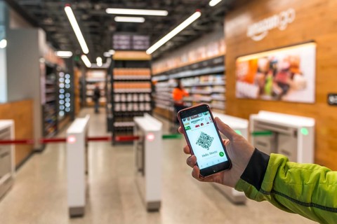 Amazon Go cashless payment app