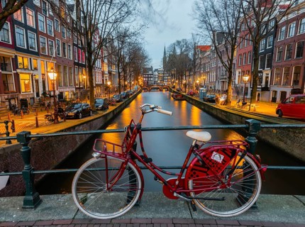Bicycle at a canal