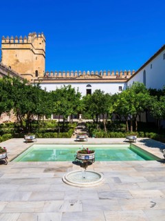 The gardens of Alcazar de los Reyes Cristianos