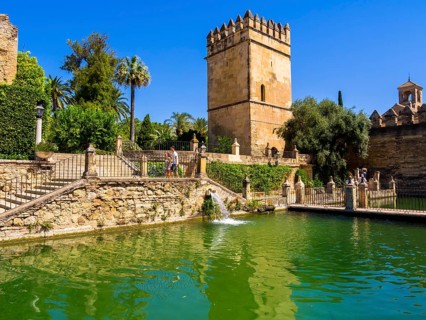 The gardens of Alcazar de los Reyes Cristianos