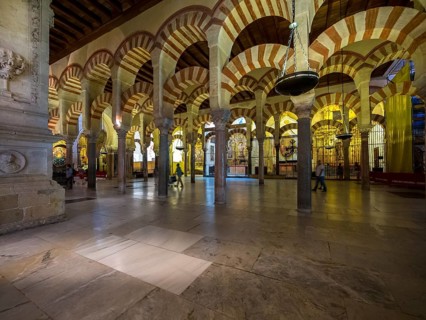 Interior of the Mosque of Cordoba
