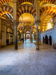 Interior of the Mosque of Cordoba