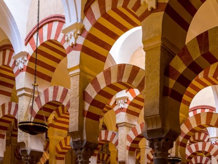 Interior of the Mosque of Cordoba