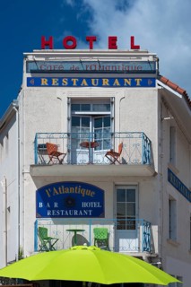 Bar and restaurant sign, La Tranche sur Mer