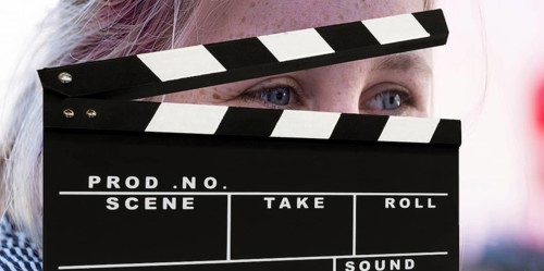 Film flap for movies with model