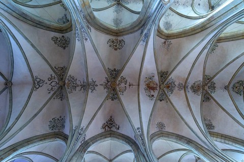 Painted ceiling vault of the Church of the Apostles
