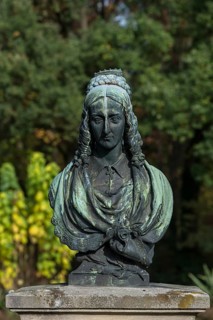 Bust of the poet Annette von Droste-Hulshoff