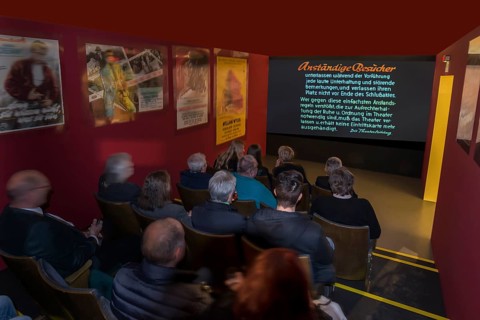 Film screening at the special exhibition