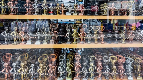 Manneken Pis as bottle openers
