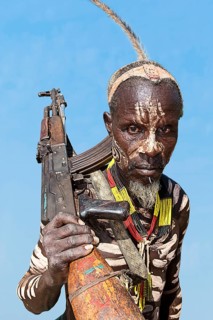 Man with Kalashnikov