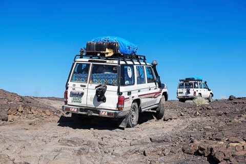 Jeep tour to base camp of Erta Ale volcano