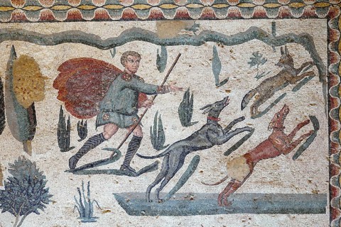 Ancient floor mosaic