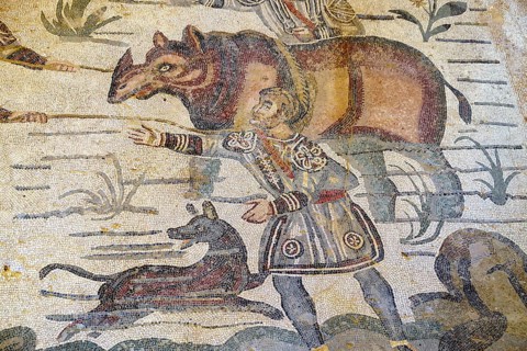 Ancient floor mosaic