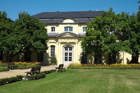 Orangery in palace garden Altenburg