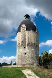 round tower of "The keep", "Dicker Wilhelm", Neuenburg Castle