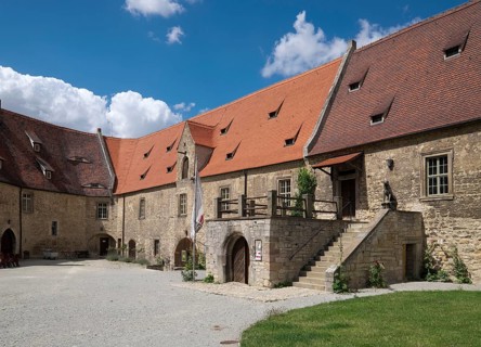 Castle courtyard