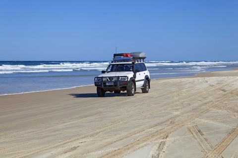 Car on 75 Mile Beach Road