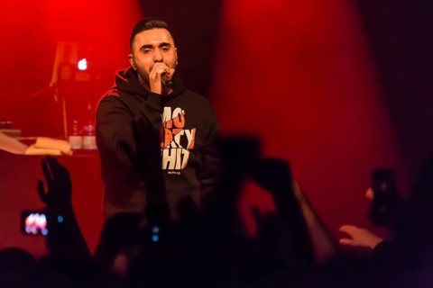 The German-Lebanese rapper MoTrip live at the Schuur Lucerne