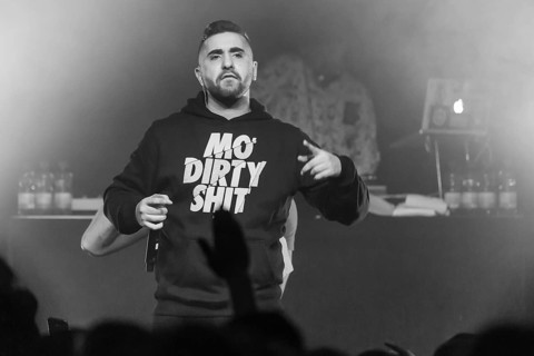 The German-Lebanese rapper MoTrip live at the Schuur Lucerne